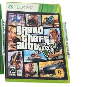 Xbox 360 Grand Theft Auto 5 Video Game Discs